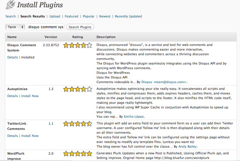 Disqus wp 1