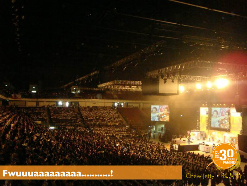 Inside the stadium. Crowded with over 7k++ people!!