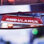 Why the word Ambulance, Firebrigade, Police is reverse?